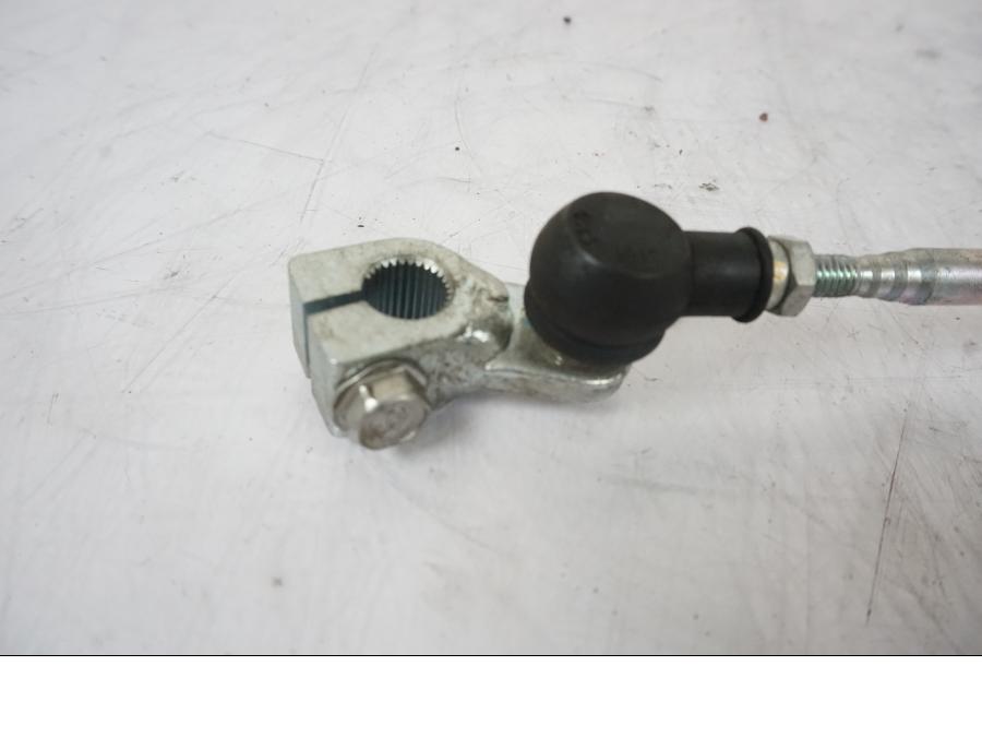 Snett uppifrån på Växelpedal från en Kawasaki Z 800 -2014 motorcykel.