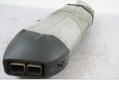 Baksidan på Ljuddämpare från en BMW R 1200 GSA -2014 motorcykel.