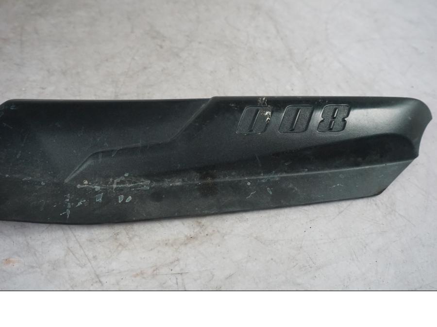 Baksidan på Sidopanel från en Triumph Tiger Explorer -2016 motorcykel.