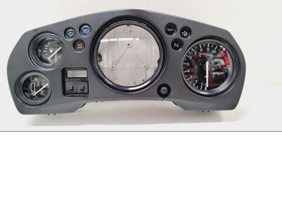 Framsidan på Instrumentpanel från en Honda CBR 1100 XX -1998 motorcykel.