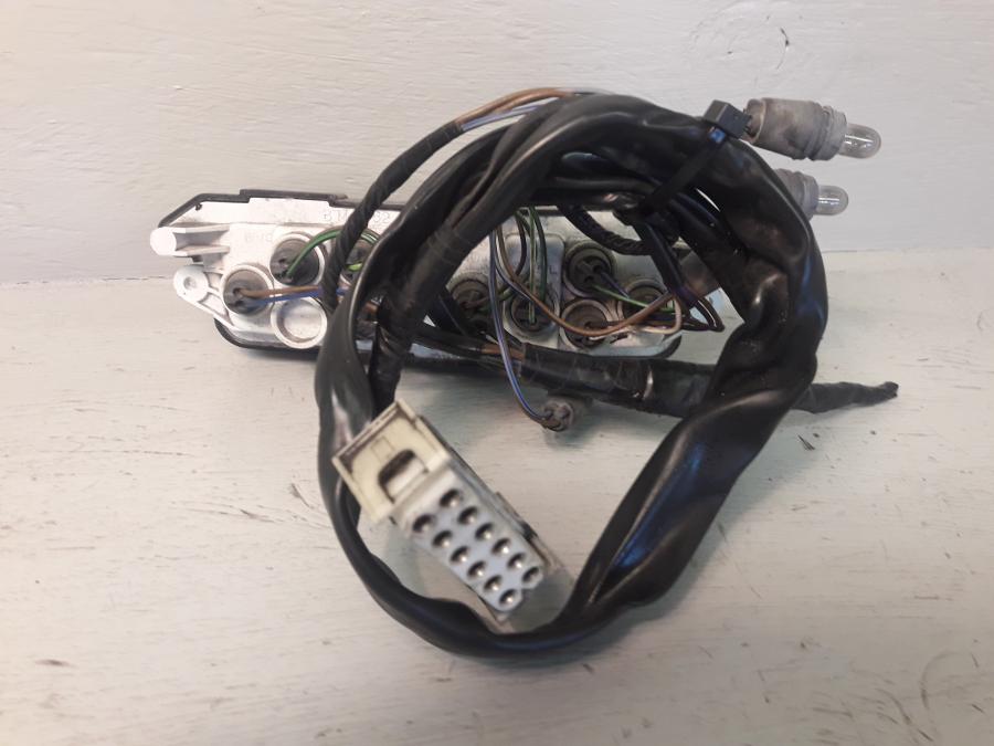 Baksidan på Kontrollamppanel från en BMW R 1150 GS -2003 motorcykel.