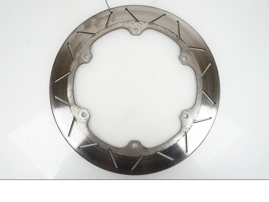 Framsidan på Bromsskiva från en Yamaha XJ 900 -1997 motorcykel.