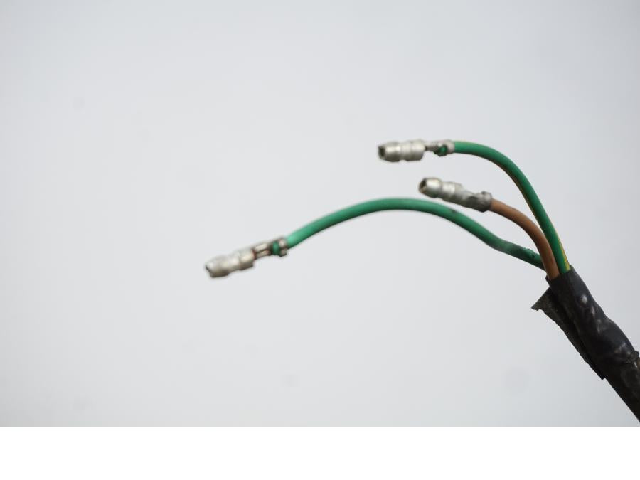 Snett nerifrån på Baklampa från en Honda VT 600 C -1995 motorcykel.