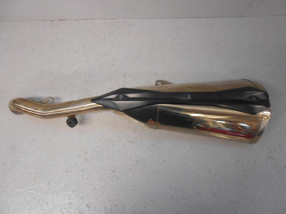 Framsidan på Ljuddämpare från en Kawasaki Z 1000 -2007 motorcykel.