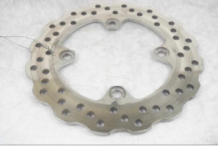 Höger sida på Bromsskiva från en Kawasaki ZX-10R -2008 motorcykel.