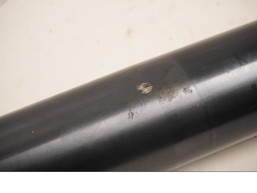 Snett uppifrån på Gaffelben från en KTM 690 SMCR -2014 motorcykel.