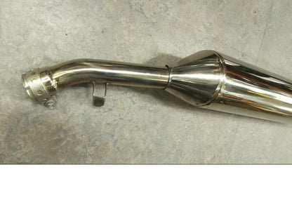 Baksidan på Ljuddämpare från en Yamaha FJR 1300 -2015 motorcykel.