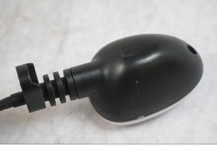 Snett uppifrån på Blinkers från en Triumph Tiger -2009 motorcykel.