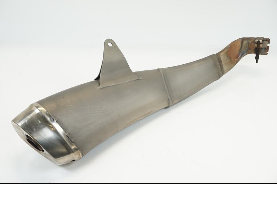 Baksidan på Ljuddämpare från en Suzuki GSX-R 1000 -2009 motorcykel.