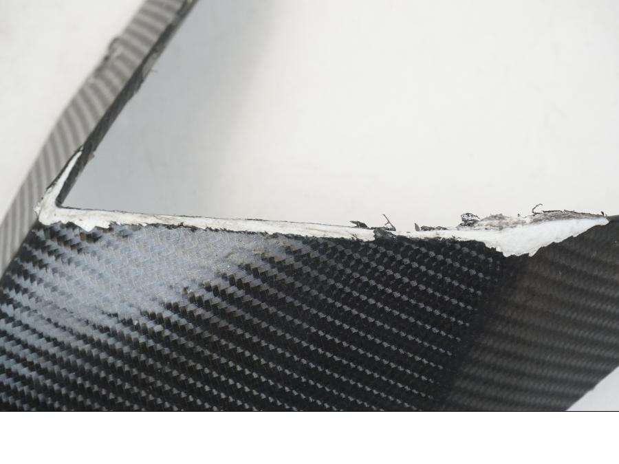 Snett uppifrån på Vindavvisare från en Aprilia RS 125 -2008 motorcykel.