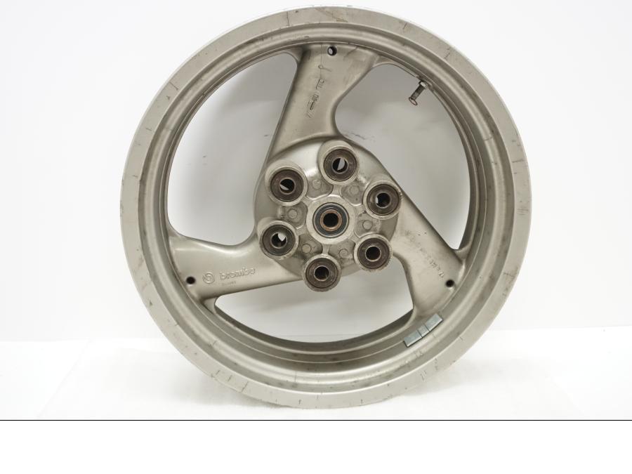 Framsidan på Fälg från en Ducati Monster 900 -1998 motorcykel.