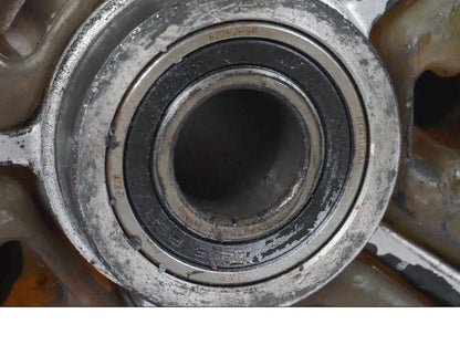 Höger sida på Fälg från en Kawasaki ZX-12R -2000 motorcykel.