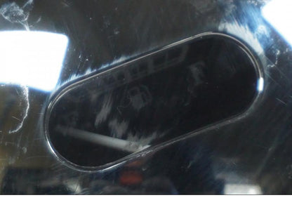 Vänster sida på Bensintankmätare från en H-D Softail Standard FXST -2001 motorcykel.