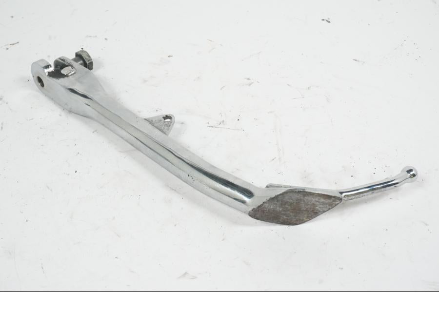 Framsidan på Sidostöd från en Triumph Rocket III -2007 motorcykel.