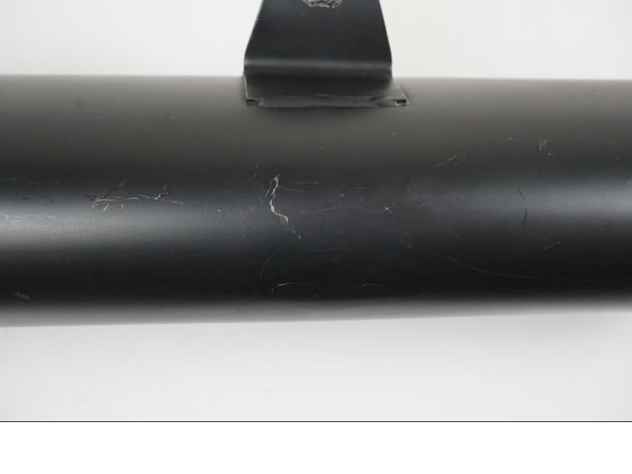 Snett nerifrån på Ljuddämpare från en Yamaha YZF 1000 R1 -2007 motorcykel.