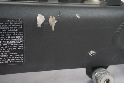 Höger sida på Sving från en Kawasaki ZZ-R 1400 -2009 motorcykel.