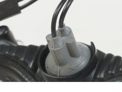 Snett uppifrån på Positionsljus från en Suzuki GSX-R 1000 -2007 motorcykel.