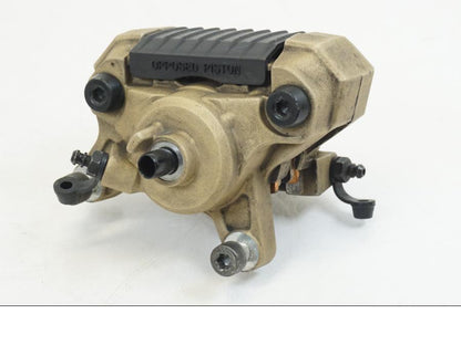 Snett nerifrån på Bromsok från en Kawasaki ZX-12R -2000 motorcykel.