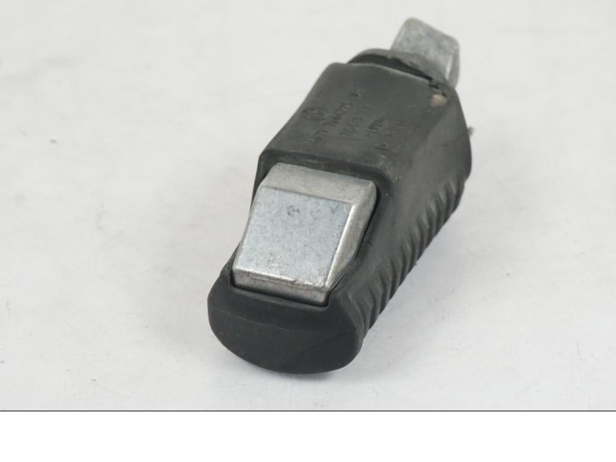 Snett uppifrån på Fotpinne från en BMW F 800 GS -2008 motorcykel.