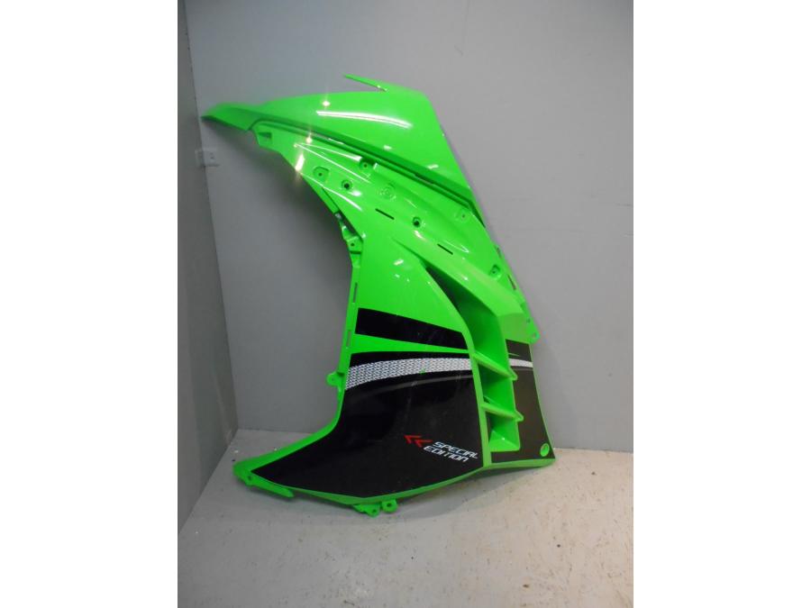 Vänster sida på Sidkåpa från en Kawasaki Ninja 300 -2014 motorcykel.