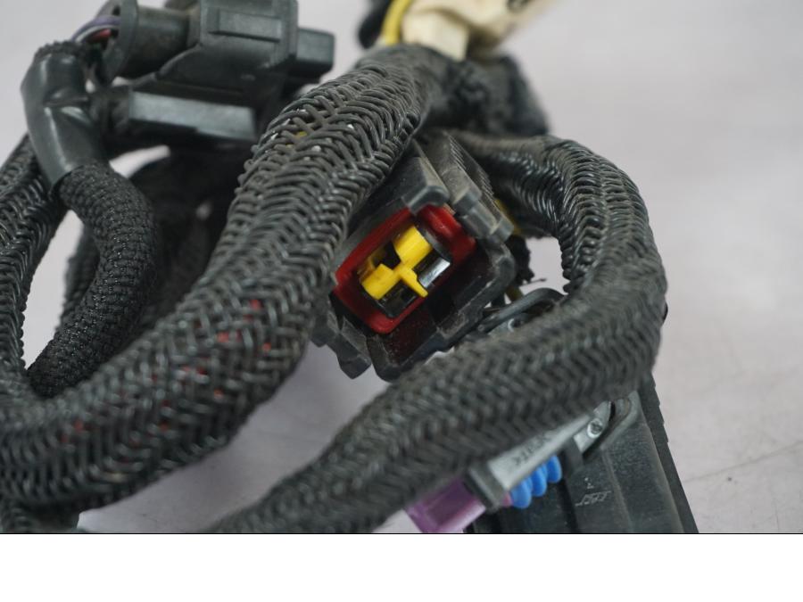 Snett uppifrån på Kablage från en H-D Sportster 883 XL -2007 motorcykel.