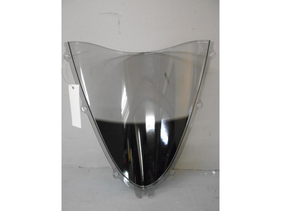 Snett uppifrån på Vindruta från en Kawasaki ZZ-R 1400 -2013 motorcykel.