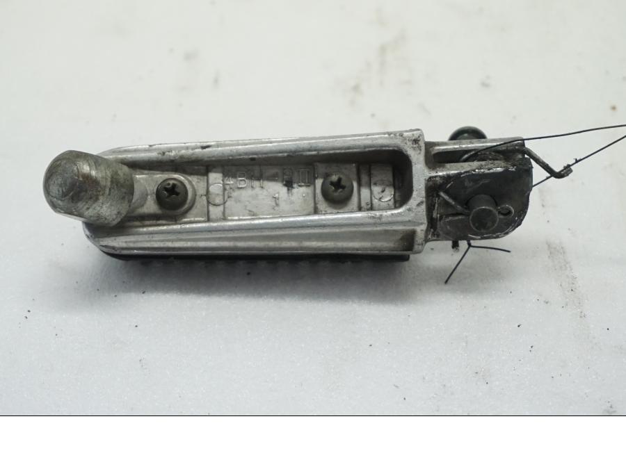 Baksidan på Fotpinne från en Yamaha MT-03 -2007 motorcykel.