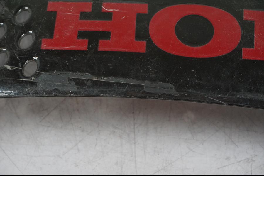 Snett uppifrån på Magkåpa från en Honda CBR 900 RR -1995 motorcykel.