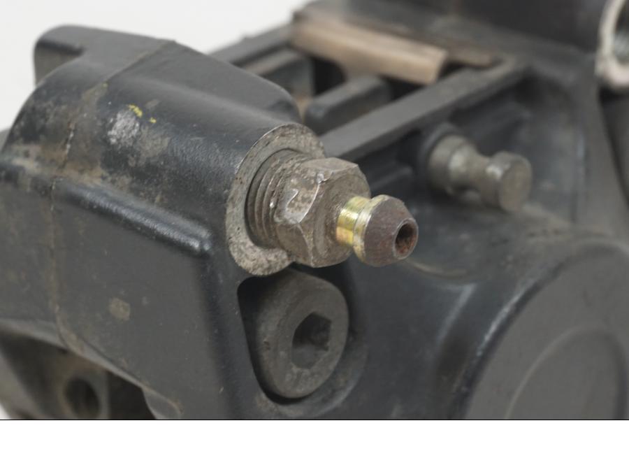 Snett uppifrån på Bromsok från en Piaggio MP3 250 -2006 motorcykel.