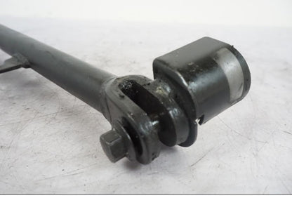 Snett uppifrån på Sidostöd från en Yamaha YZF-R 125 -2008 motorcykel.