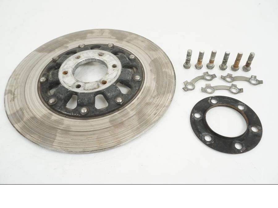 Framsidan på Bromsskiva från en Suzuki GS 1000 -1978 motorcykel.