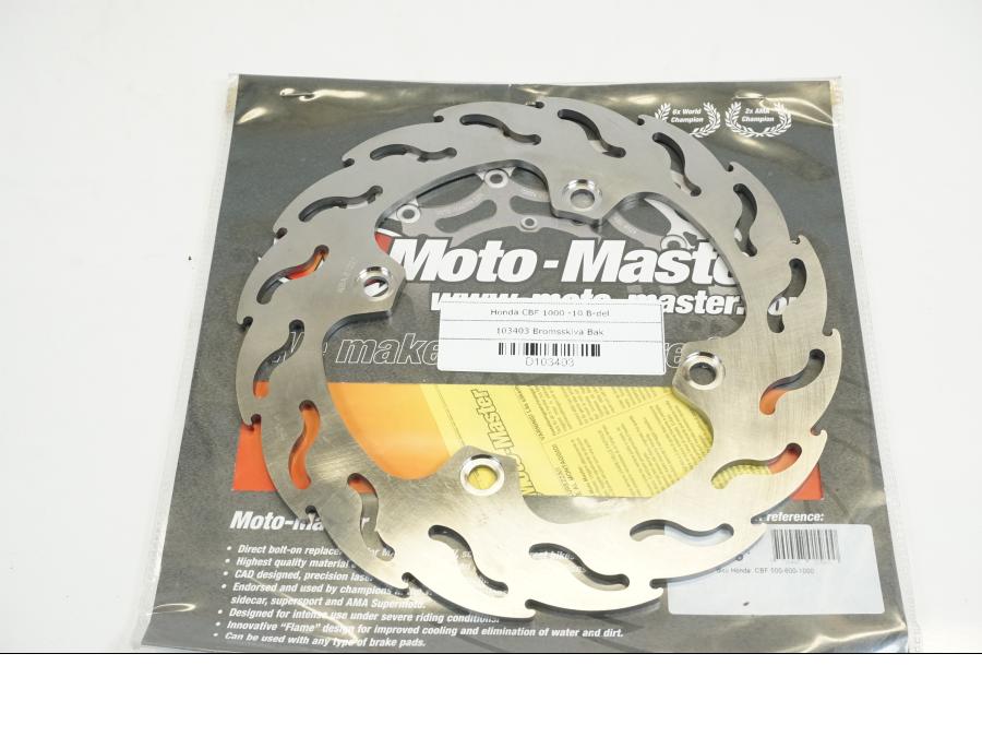 Framsidan på Bromsskiva från en Honda CBF 1000 -2010 motorcykel.