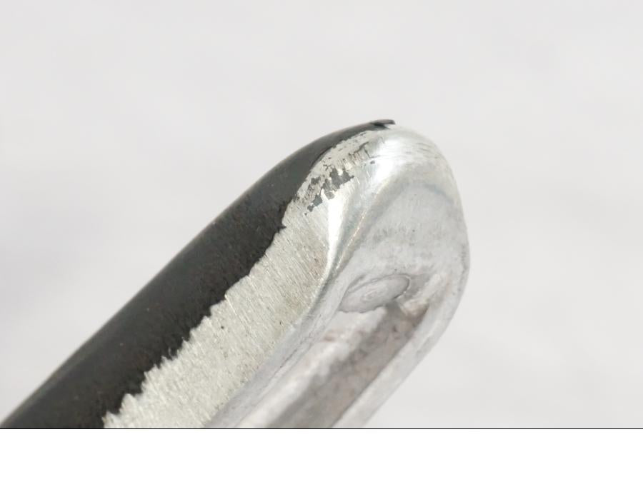 Snett uppifrån på Fotpinne från en Suzuki GSX 1300 RX -1999 motorcykel.