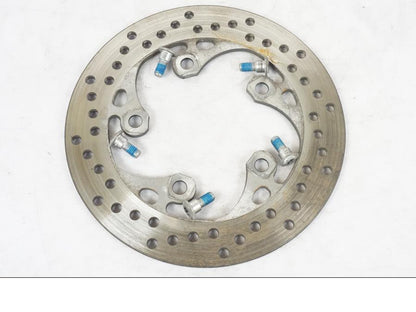 Framsidan på Bromsskiva från en Suzuki GSX-R 750 -2007 motorcykel.