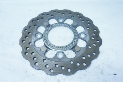 Framsidan på Bromsskiva från en Kawasaki Ninja 650 -2018 motorcykel.