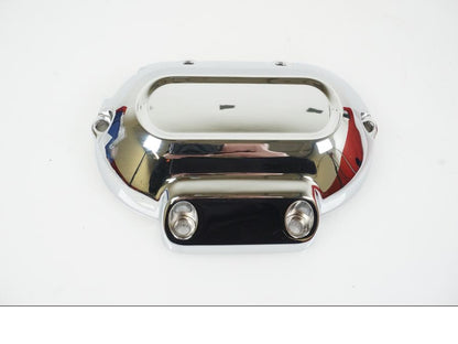 Höger sida på Transmissionskåpa från en H-D Fat Boy -2022 motorcykel.