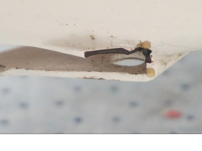 Snett nerifrån på Toppkåpa från en Suzuki GSX 550 -1985 motorcykel.