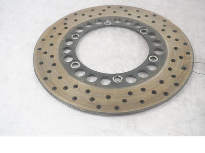 Framsidan på Bromsskiva från en Yamaha YZF 1000 R1 -2001 motorcykel.