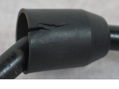 Vänster sida på Backspegel från en Triumph Tiger -2009 motorcykel.