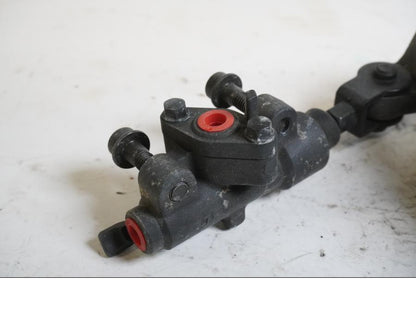 Vänster sida på Bromsok från en Honda CBR 1100 XX -1998 motorcykel.