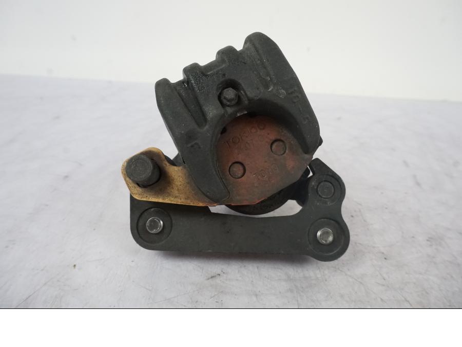 Snett uppifrån på Bromsok från en Kawasaki ER-6N -2008 motorcykel.