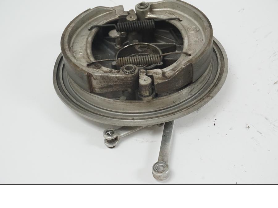 Vänster sida på Bromstrumma från en BMW R 60 -1971 motorcykel.