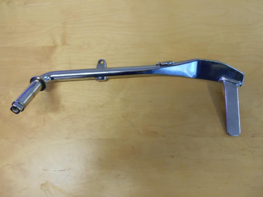 Framsidan på Sidostöd från en H-D Street Glide FLHX -2004 motorcykel.