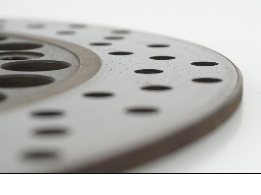 Vänster sida på Bromsskiva från en Yamaha XJ 900 -1997 motorcykel.