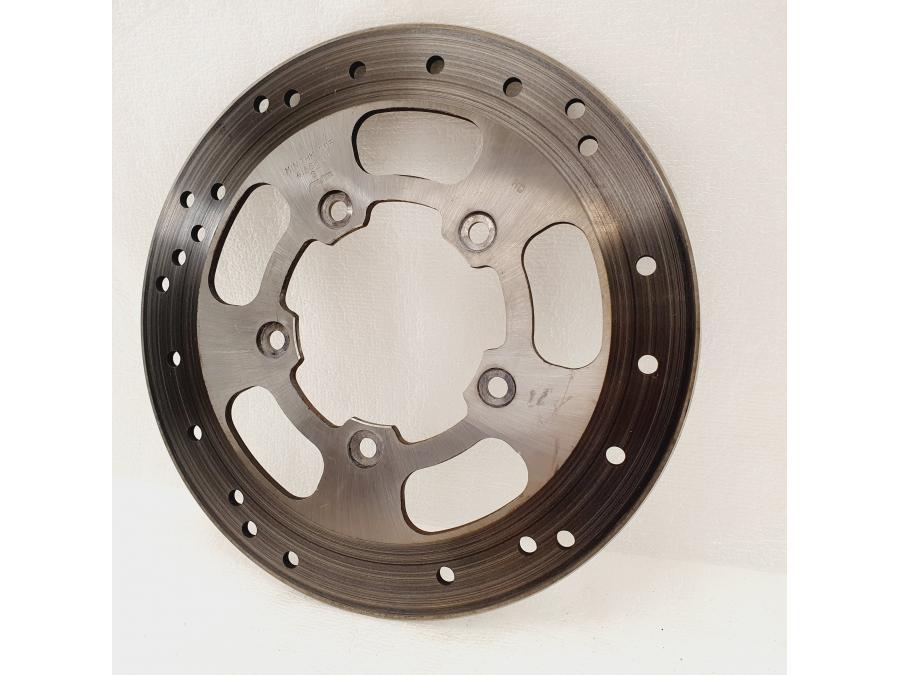 Höger sida på Bromsskiva från en H-D V-Rod 1130 -2005 motorcykel.