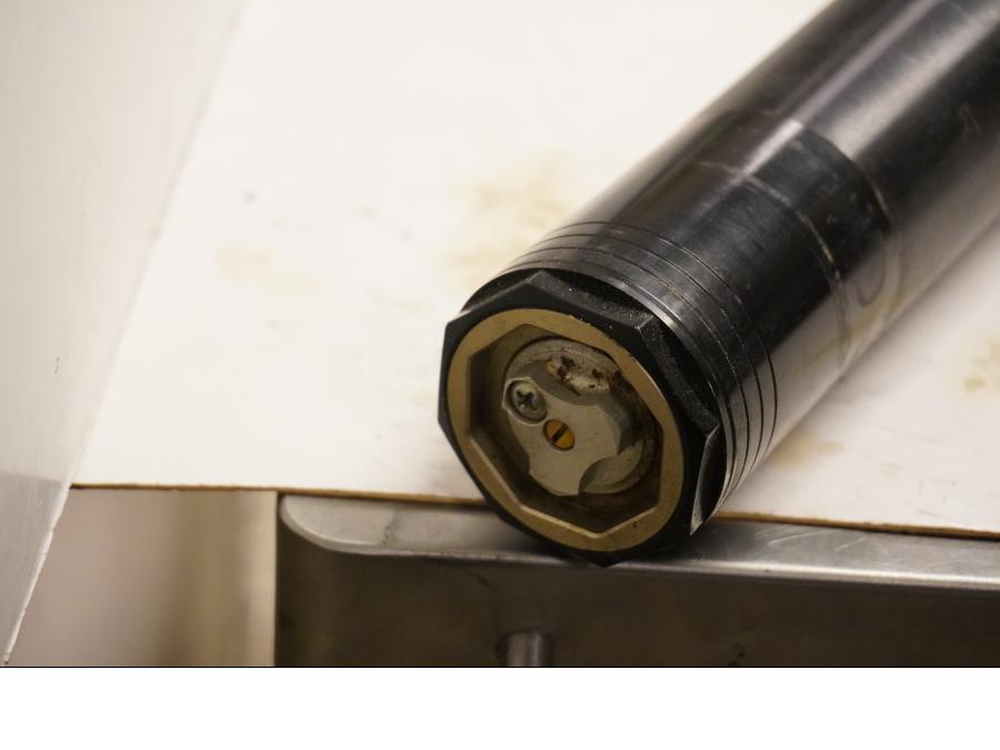 Snett uppifrån på Gaffelben från en Gasgas CG 250 -2013 motorcykel.