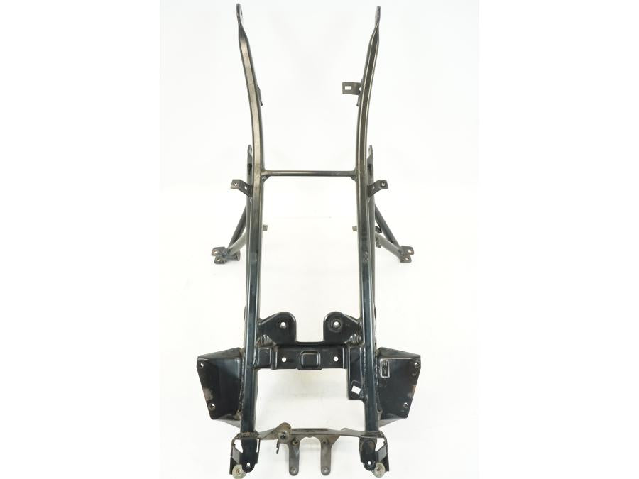 Snett uppifrån på Bakram från en BMW F 650 CS -2003 motorcykel.