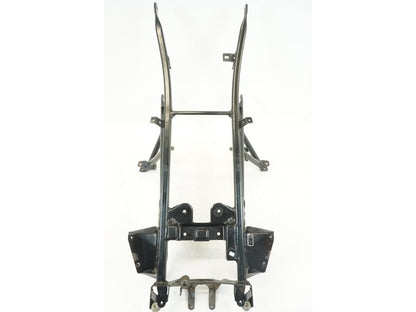 Snett uppifrån på Bakram från en BMW F 650 CS -2003 motorcykel.