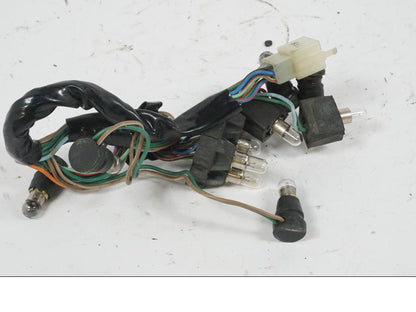 Vänster sida på Kontrollamppanel från en Honda CB 650 -1982 motorcykel.