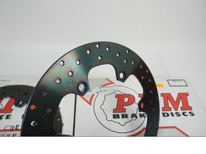 Vänster sida på Bromsskiva från en Honda CBR 600 -1994 motorcykel.